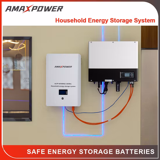 BMS à cycle profond basse tension 51,2 V 200 Ah 5 kWh mur au lithium Powerwall solaire pour système Hrybrid IP65 étanche à l'eau système solaire domestique batterie assortie onduleur Deye