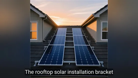 Structure de montage de tuiles solaires, supports en aluminium, support de panneau solaire pour le montage